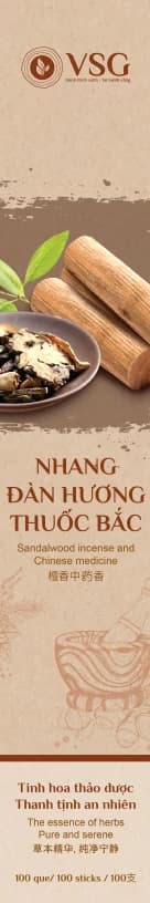 NHAN ĐÀN HƯƠNG THUỐC BẮC