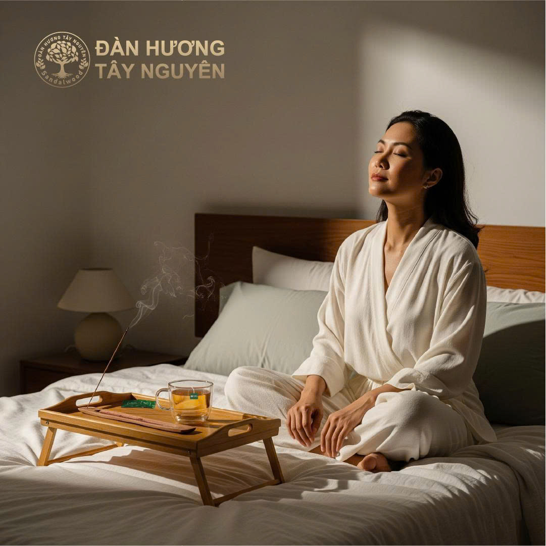 Từ Ấn Độ, Trung Hoa đến Việt Nam, loại gỗ này được dùng trong thiền định, cúng lễ và xông phòng, giúp thanh lọc không gian, xua tan năng lượng tiêu cực và mang lại cảm giác bình an.
