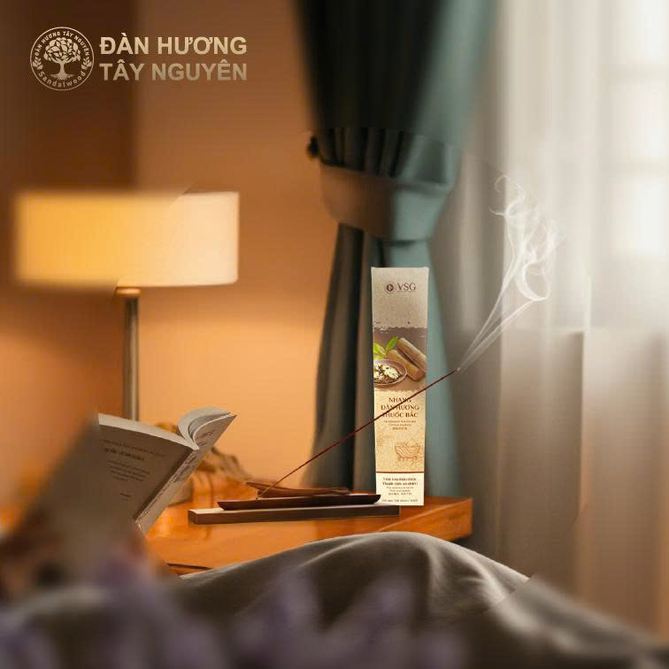 Nhang Đàn Hương VSG giúp giảm stress, thư giãn toàn thân